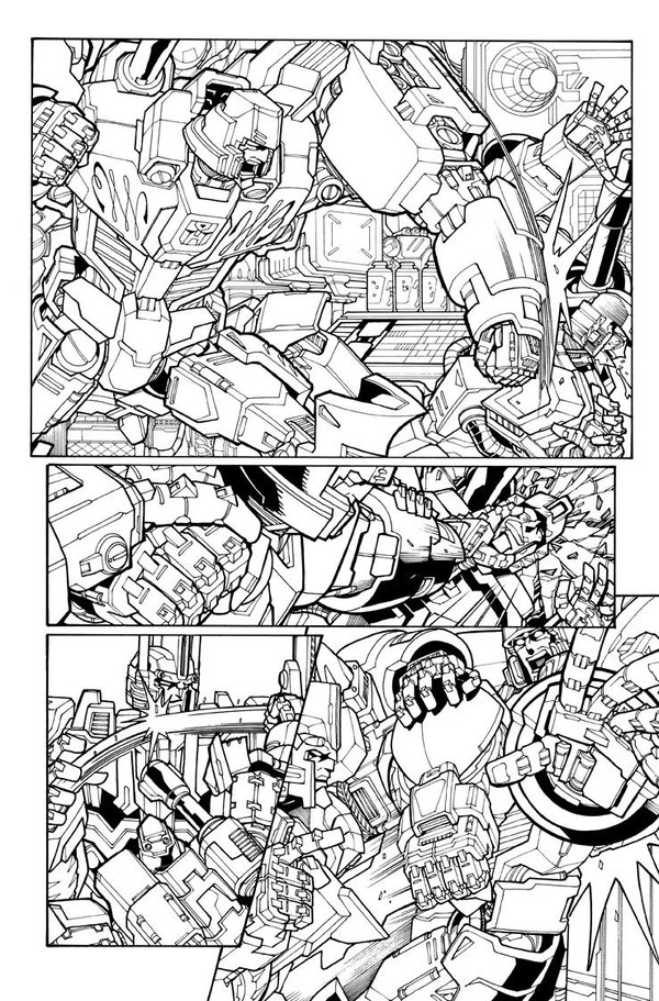 Treansformers MTMTE 38 Alex Milne Line Art Preview Pages Image  (1 of 3)